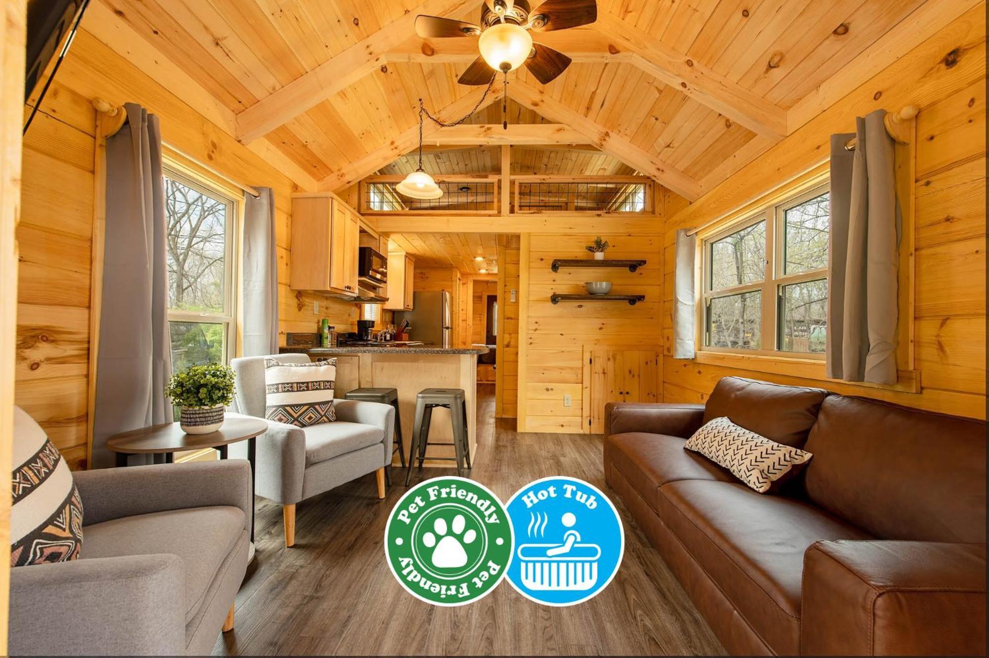 Meg Cabin Tiny Rustic Comfort On Lookout Mtn Чаттануга Экстерьер фото