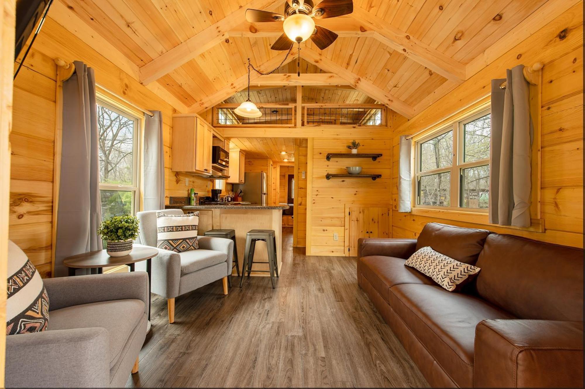 Meg Cabin Tiny Rustic Comfort On Lookout Mtn Чаттануга Экстерьер фото